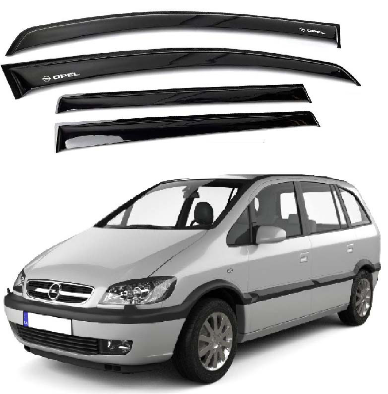 Дефлектори вікон вітровики для Opel Zafira A 1999-2005 Voron Glass, фото 1