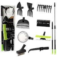 Набори садових інструментів (набір 10 в 1) Садовий інвентар 80-124 см Садовий набір інструментів для жінок