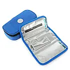 Термопенал термочохол термосумка для зберігання інсуліну ліків з холодоагентами та термометром, фото 6