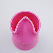 Насадка пластикова для зефіру велика Листочок тюльпана — 2.5 см, фото 2