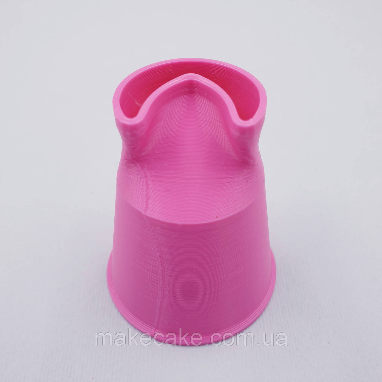 Насадка пластикова для зефіру велика Листочок тюльпана — 2.5 см, фото 1