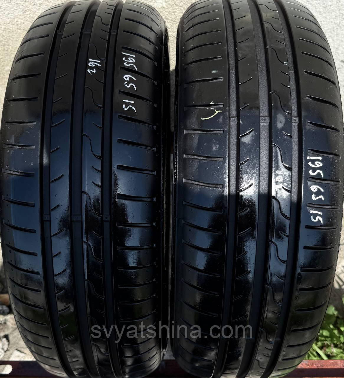 Шини б у 195/65R15 DUNLOP STREET RESPONSE 2 літо