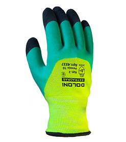 Doloni рукавички трикотажні з подвійним латексним покриттям, розмір 10, Extragrab 4537