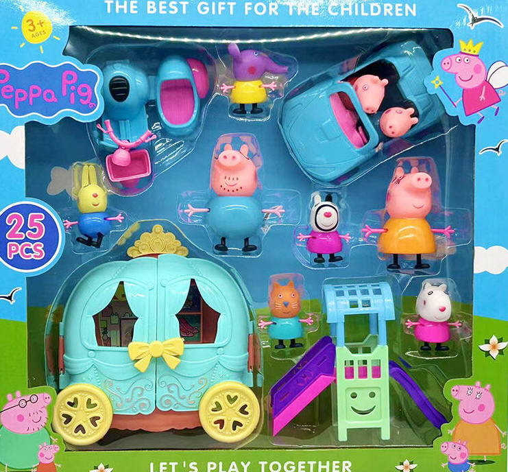 Набор свинка пеппа и семья, фото 1