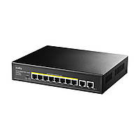 POE перемикач Cudy GS1010PE 8 портів PoE+ гігабітний 120W.