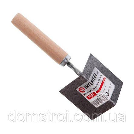 Кельма для внутрішніх кутів кельми INTERTOOL (KT-2705) 85*85 мм, фото 3