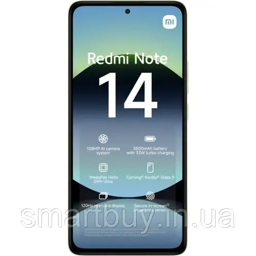 Xiaomi Redmi Note 14 8/128Gb Global Version (гарантія 12 місяців)