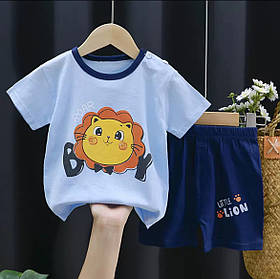 Костюм літній футболка та шорти для маленьких хлопчиків