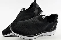 Сліпони чоловічі Adidas без шнурків сітка 45р., фото 4