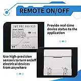 Термостат TYTHWB4CH-D1RF з Wi-Fi керуванням, 4 канали, програмований Tuya DS18B20+Bluetooth+433Mhz, фото 7