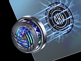 Магнітний кулер для охолодження телефона з RGB підсвічуванням / Вентилятор охолоджувач для смартфона, фото 5