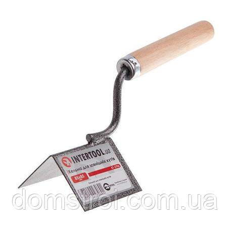 Кельма для зовнішніх кутів кельми INTERTOOL (KT-2706) 85*85 мм, фото 1