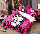 Набір дитячої постільної білизни без простирадла Куромі Kuromi, фото 3