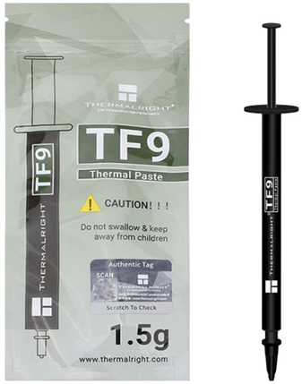 Термопаста Thermalright TF9 1.5г (14W/M*K) (TF9 1.5g), фото 1