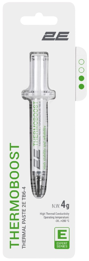 Термопаста 2E Thermoboost Expert TB6-4 4г Gray (5.6 W/M*K) (2E-TB6-4)