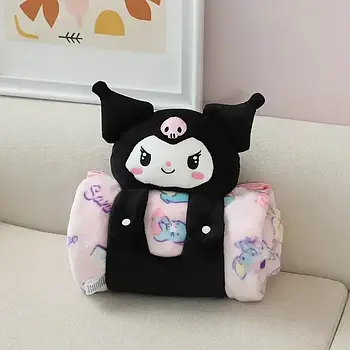 Плюшевий плед іграшка Куромі Kuromi