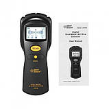 Шукач прихованої проводки та металу AR 906, детектор, індикатор, шукач, сканер, фото 8