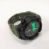 Годинник наручний чоловічий SKMEI 1965AG ARMY GREEN, Годинник армійський оригінал, Годинник спортивний. Колір:, фото 8