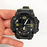 Годинник наручний чоловічий SKMEI 1965AG ARMY GREEN, Годинник армійський оригінал, Годинник спортивний. Колір:, фото 9