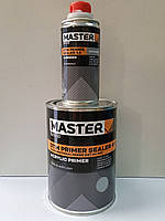 Акриловий універсальний грунт "Acryl filler MASTER DTM 4:1 2K", сірий (0,80л+0,20л), TROTON Master