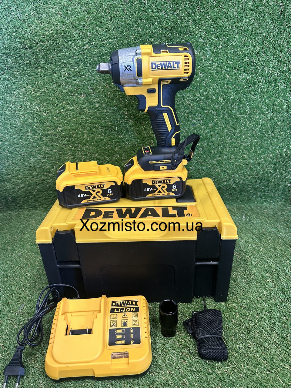 Акумуляторний гайковерт DeWalt DCF850D2T 850Hm (48V, 6AH). АКБ гайковерт Девольт