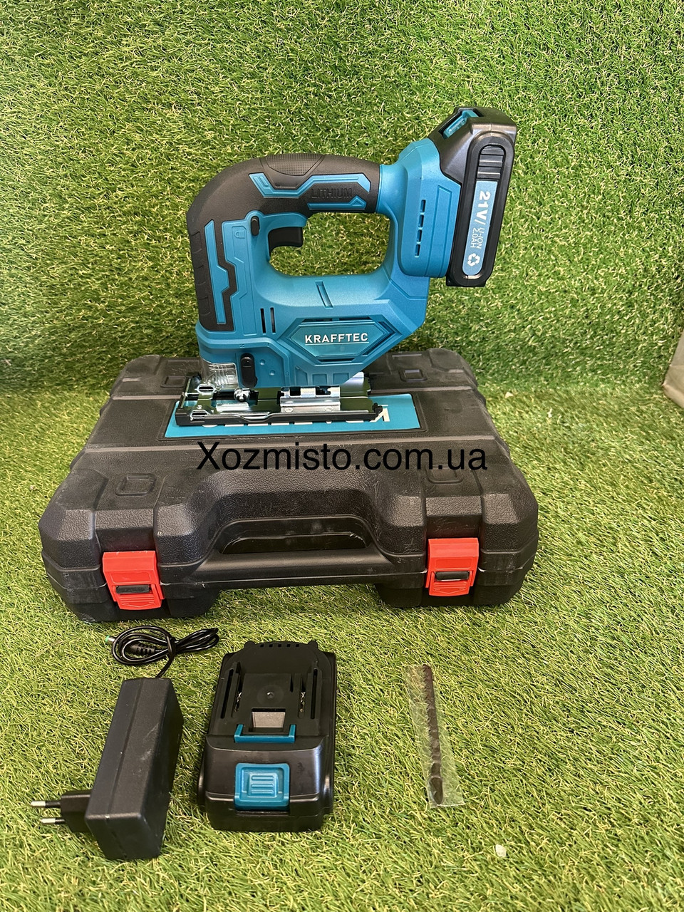Акумуляторний лобзик Krafftec DJV198Z (21V, 2AH). АКБ лобзик Крафтек