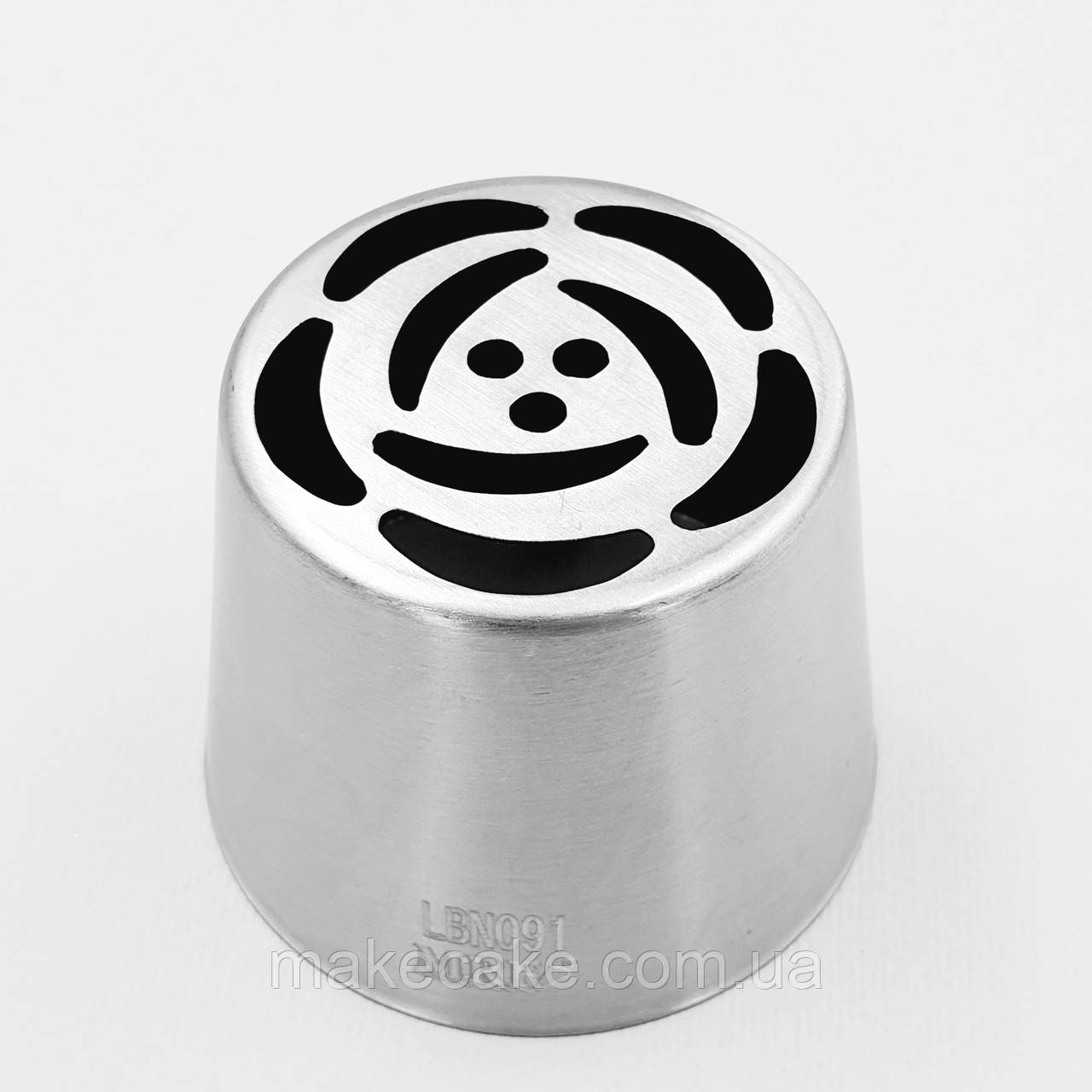 Насадка металева для зефіру велика Тюльпан No91 — 4 см, фото 1