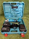 Акумуляторна болгарка Krafftec GWS-48 PRO (48V, 4 Ah) з регулятором обертів. КШМ Крафтек, фото 4