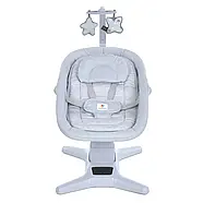 Шезлонг-колиска Mastela 8301 з мультинаправленим гойданням, 5 швидкостями, таймером і москітною сіткою, фото 5