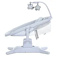 Шезлонг-колиска Mastela 8301 з мультинаправленим гойданням, 5 швидкостями, таймером і москітною сіткою, фото 2