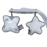 Шезлонг-колиска Mastela 8301 з мультинаправленим гойданням, 5 швидкостями, таймером і москітною сіткою, фото 7