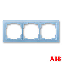 Рамка 3-поста ABB Neo 3901M-A00130 41 потрійна, синій лід