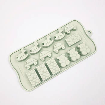 Силіконова форма для цукерок Набір дитячий — 15 шт.