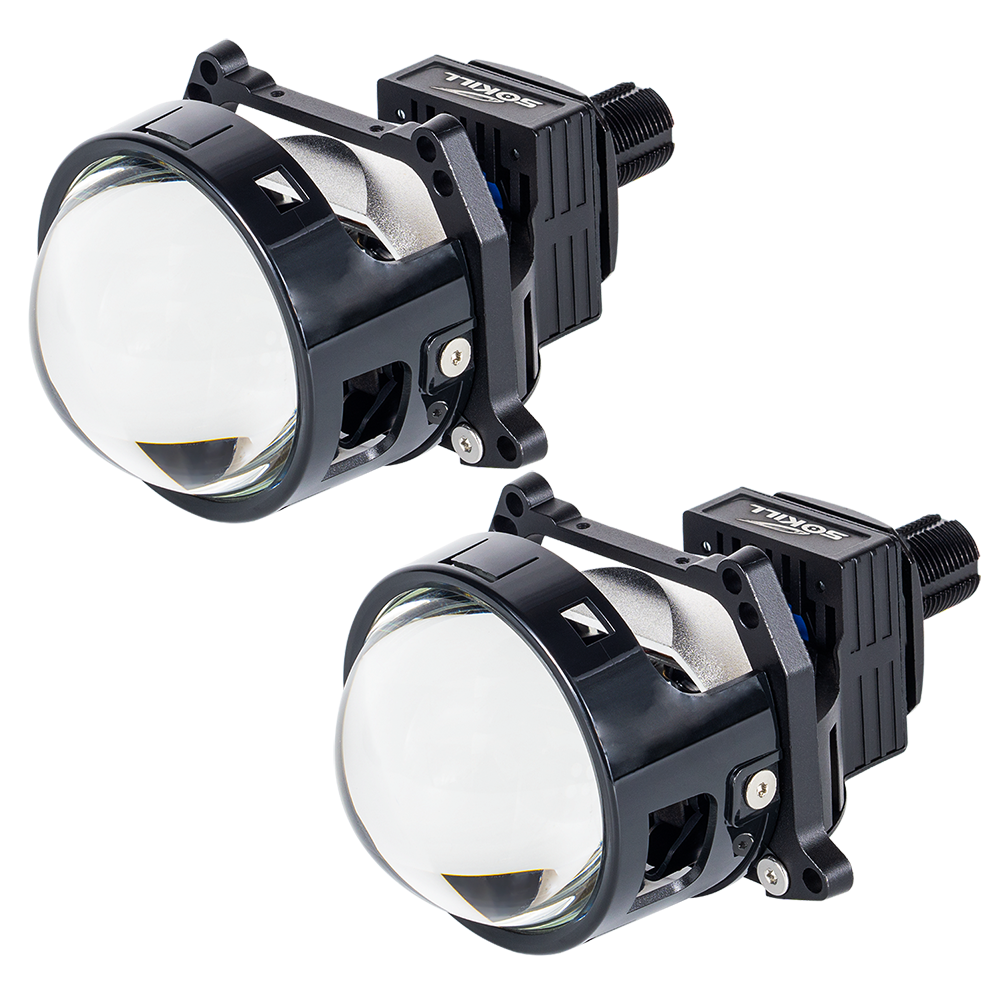BiLED модуль основного світла SoKill BiLED SK-6R 3.0" 55/65W к-т., фото 1