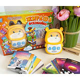 Картридер "Жирафа Всезнайко", УКРАЇНСЬКОЮ МОВОЮ, 122 картки, 244 зображення, 18 тем для навчання, казки, фото 2