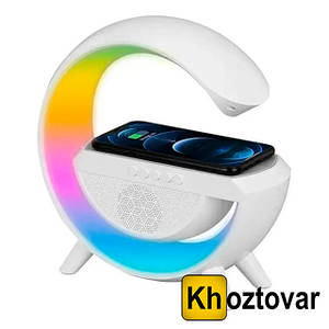 Багатофункціональна настільна смарт колонка-лампа-нічник 3в1 Multifunctional Speaker