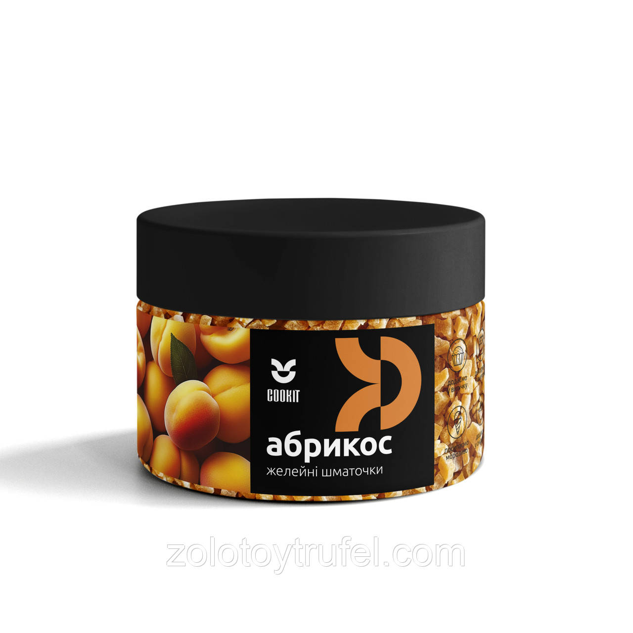 Желейні шматочки "Абрикос" 140 г, COOKIT