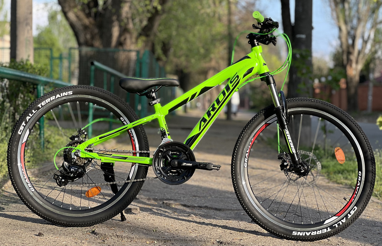 Велосипед підлітковий спортивний гірський 24" Ardis Ezreal 11" рама (зріст 120-135 см) салатовий