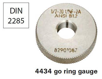 КалІбр-кільце UNF 1" DIN2285 ПРОХІД JBO