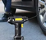 Автомобільний компресор акумуляторний USB 10 барів 18 л/хв CP1016 Портативний компресор Насос для авто Адаптер, фото 5
