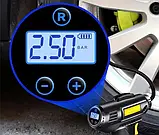 Автомобільний компресор акумуляторний USB 10 барів 18 л/хв CP1016 Портативний компресор Насос для авто Адаптер, фото 6