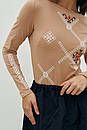 Жіноче боді з вишивкою український орнамент RICA MARE MKRM4185-2, фото 2