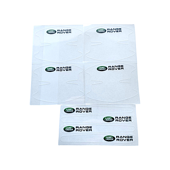 Захисні плівка під ручки на ручки авто з логотипом Land Rover, захист від подряпин