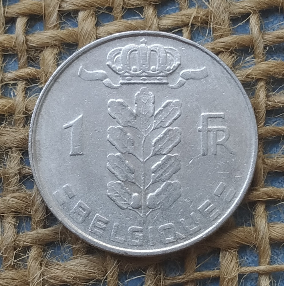 1 франк 1971 року. Бельгiя