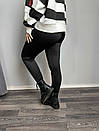 Лосини жіночі чорні зі штрипками MKKS6015-1, фото 7