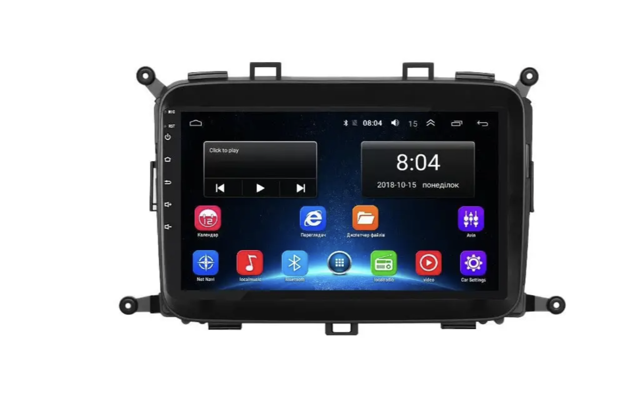 Магнітола для Kia Carens Rondo 2013-2018 на Android | Сенсорний екран, GPS, Bluetooth, камера заднього виду