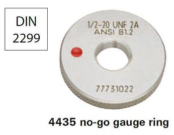 КалІбр-кільце UNF 9/16 DIN2299 НЕПРОХІД JBO