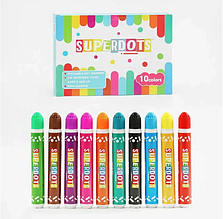 Дитячі крапкові маркери 35509, 10 кольорів по 60 мл