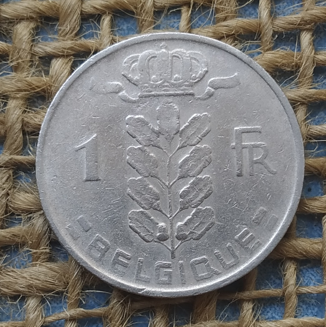 1 франк 1962 року. Бельгiя