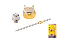 Форсунка сменная для пневмопистолета для покраски HVLP MASTERTOOL Ø 1.8 мм - дюза воздушная головка игла 81-8688 вадер